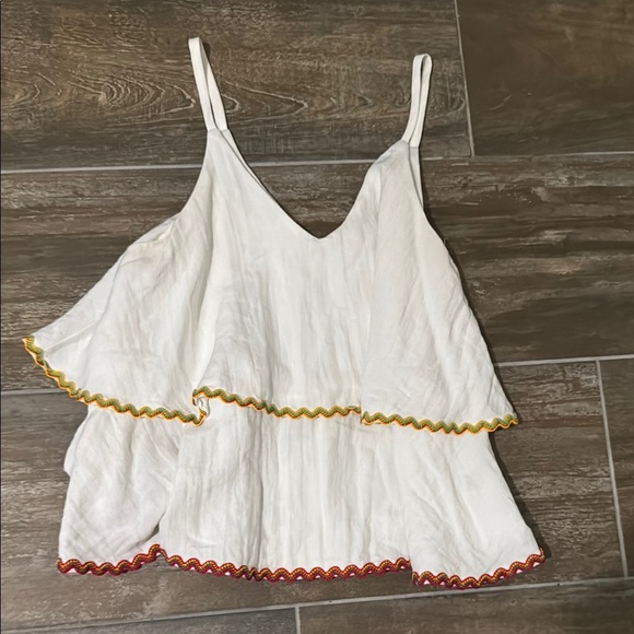 Altar'd State Cream Tiered Camisole with Spaghetti Straps - Picture 3 of 6